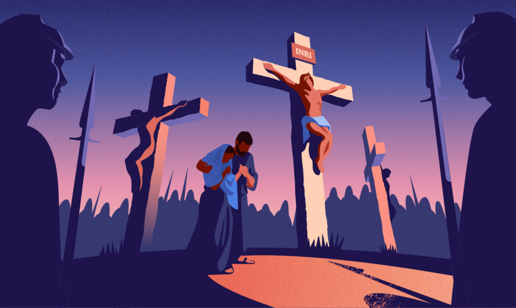 Jesus on Cross animated picture