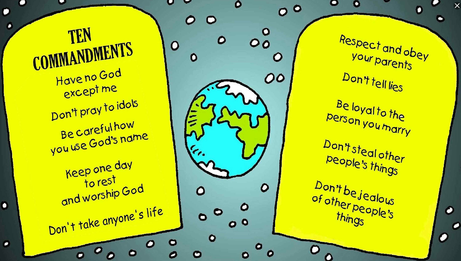 the ten commandments