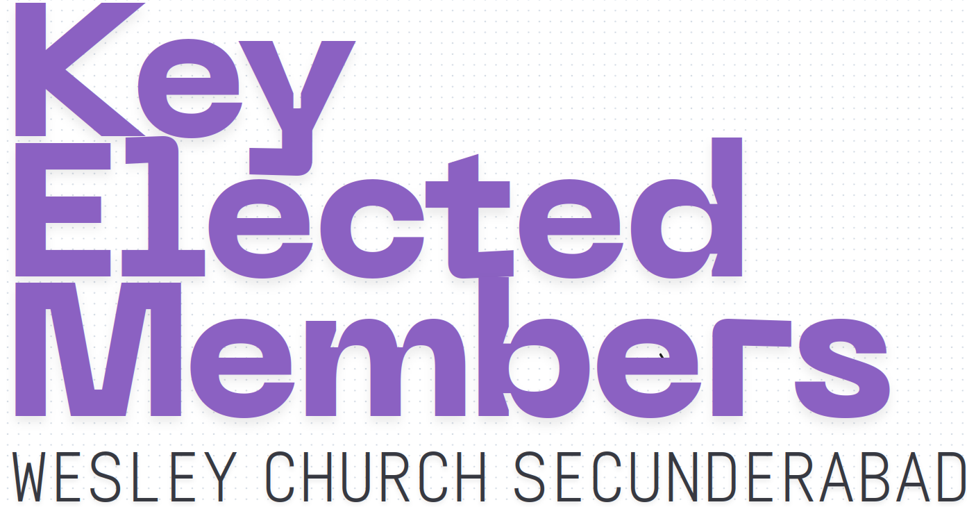 Pastorate Officers of CSI Wesley Church Secunderabad